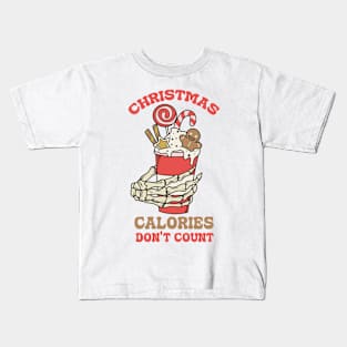 christmas calories don't count Kids T-Shirt